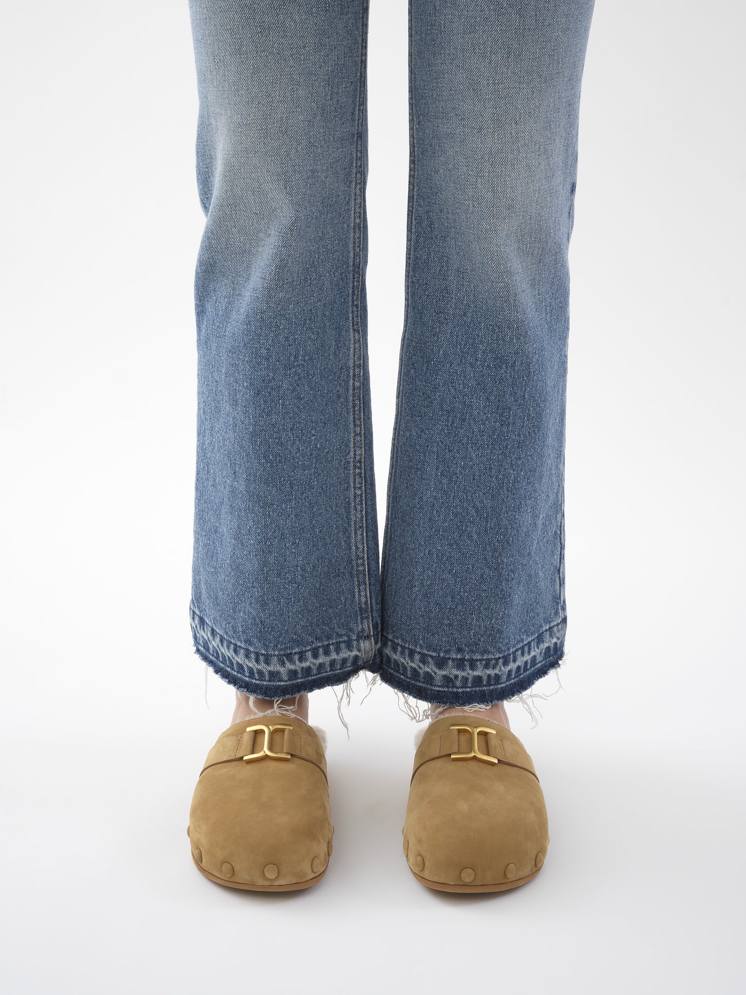 Chloé Flat Slippers In Brown