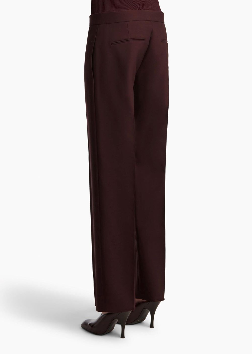 Khaite Callen Pleated-front Trousers In Black