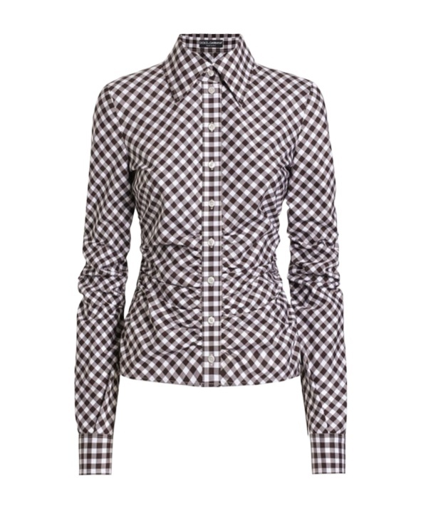 Dolce & Gabbana Check Shirt In Multi