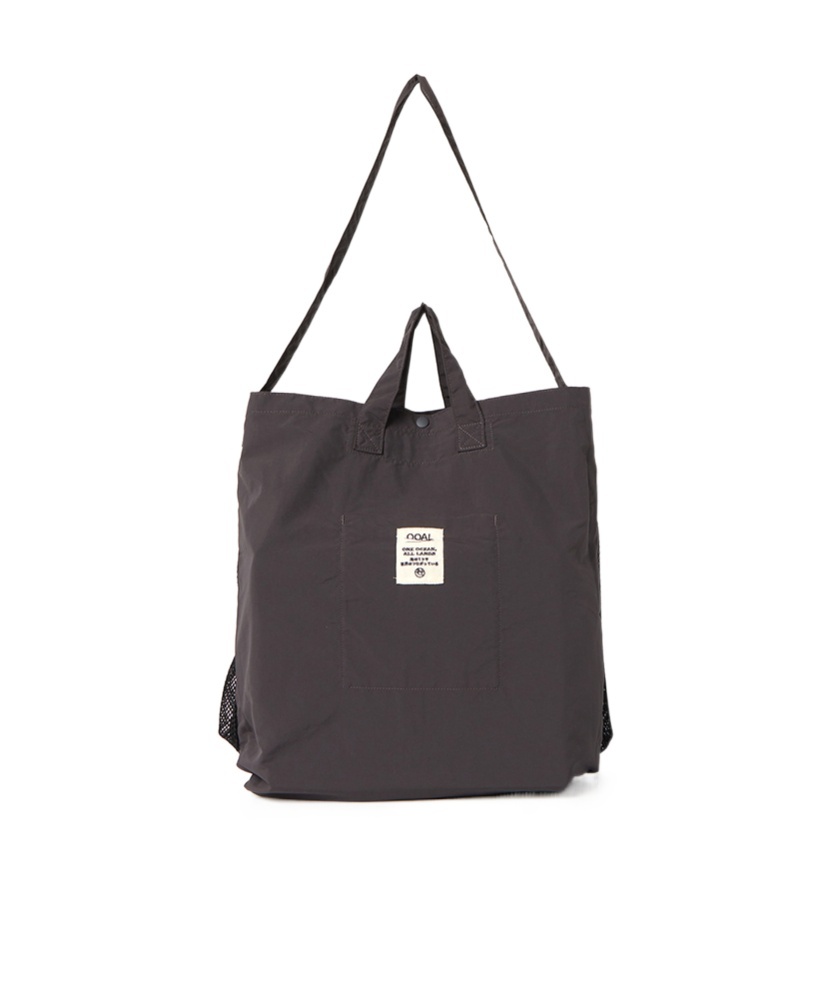 Nanamica Logo Shoulder Bag In Gray
