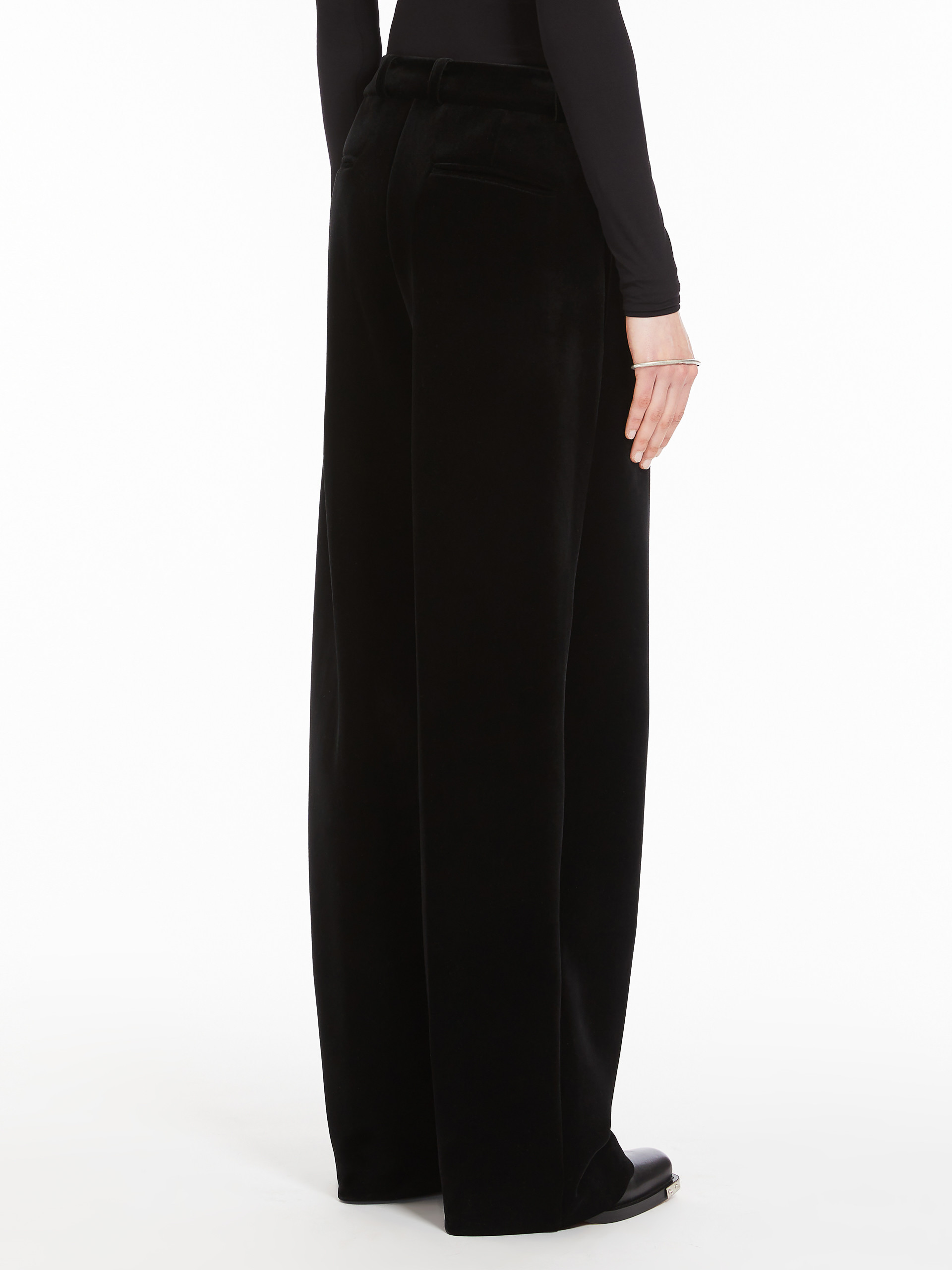 Sportmax Pleated Casual Pants In Black