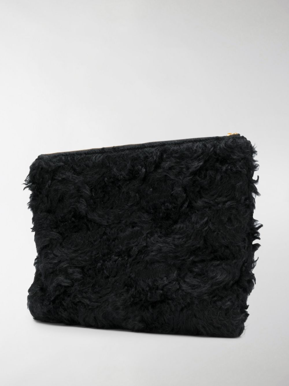 Moschino Logo Clutch In Black