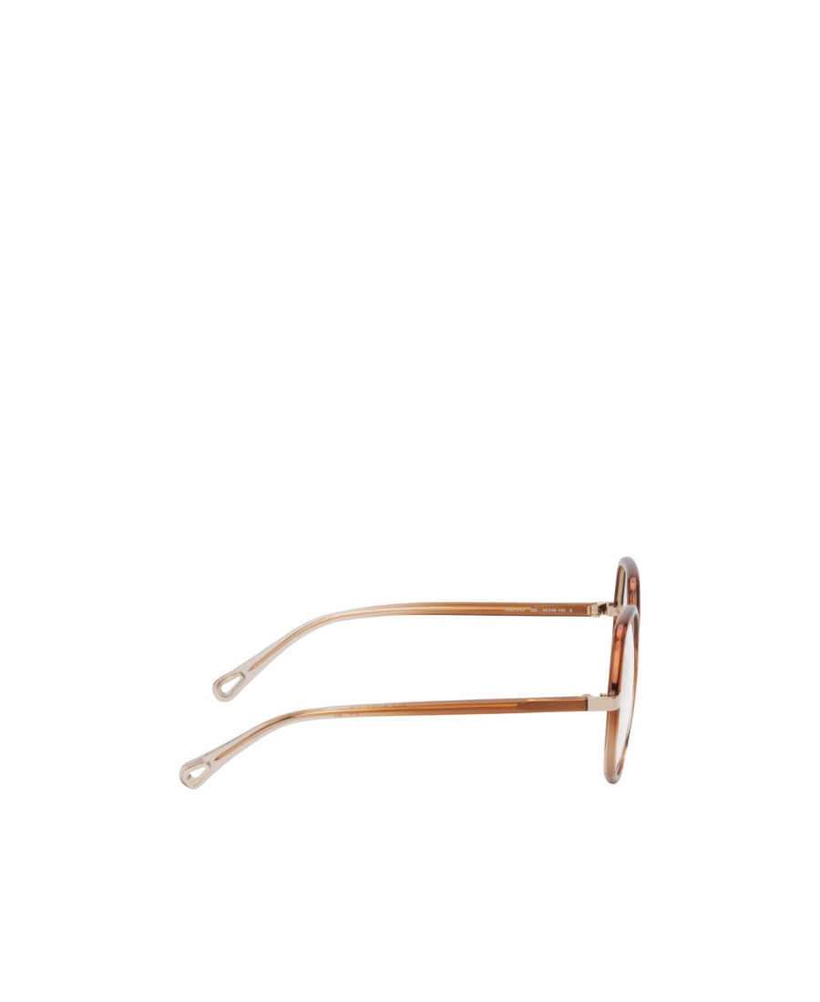 Chloé Franky Round-frame Glasses In White
