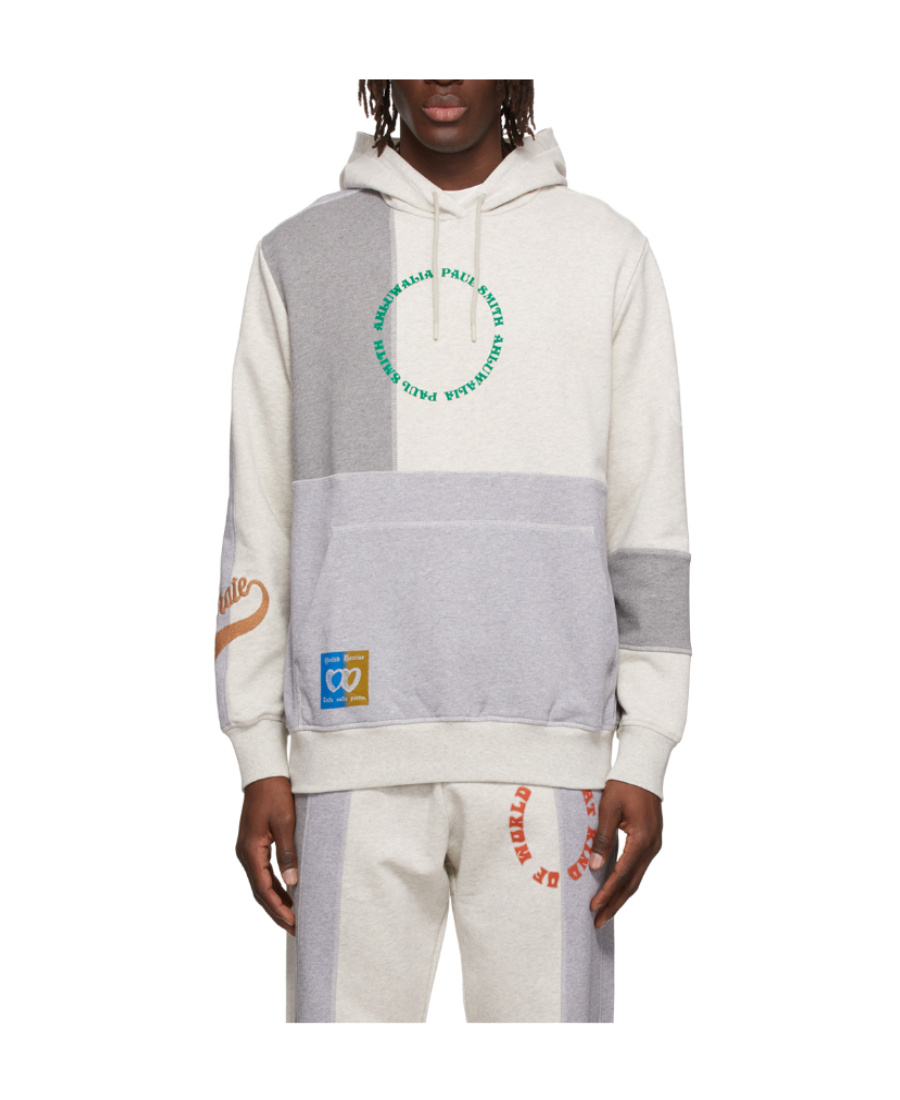 PAUL SMITH LOGO HOODED SWEATER