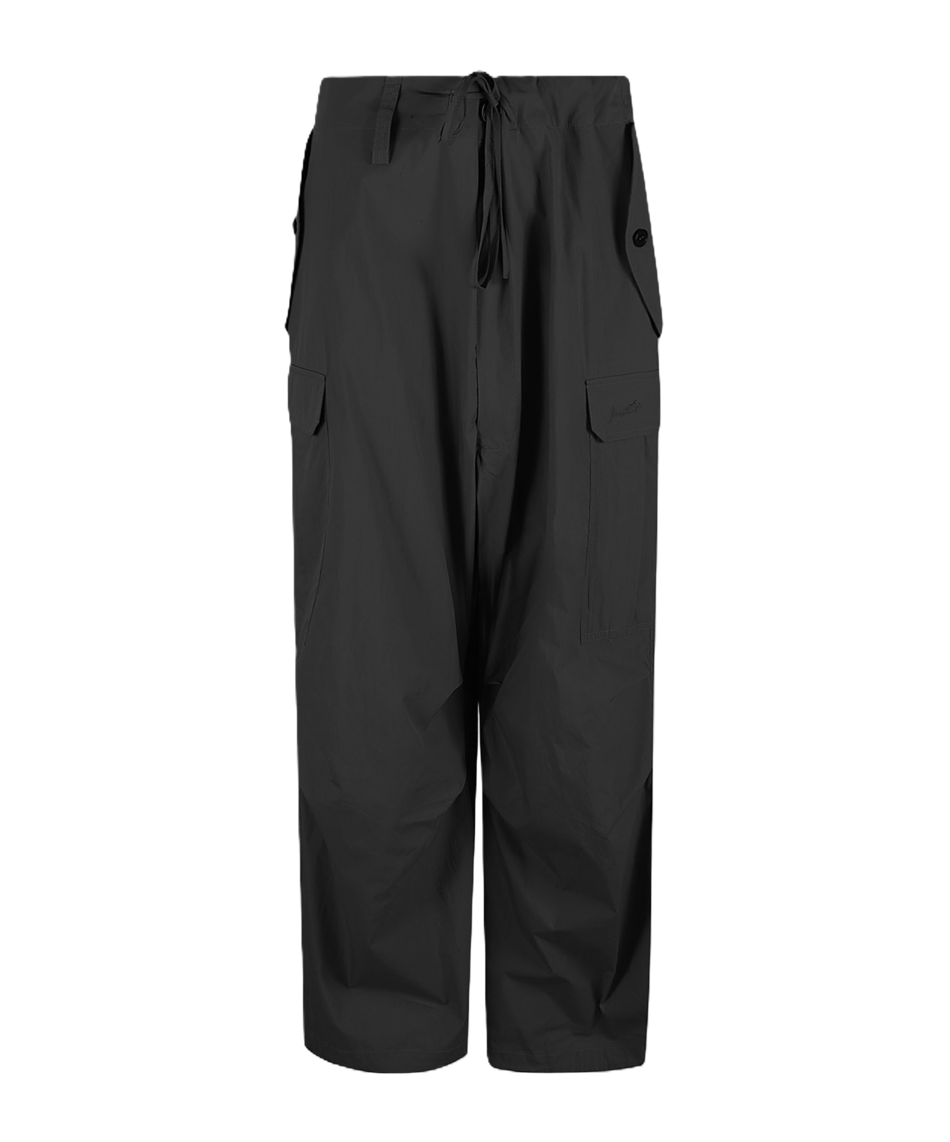 P.a.r.o.s.h Drawstring Casual Pants In Black
