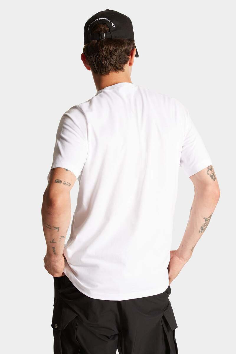 Dsquared2 Dsquared White Cotton Oversize T Shirt In White
