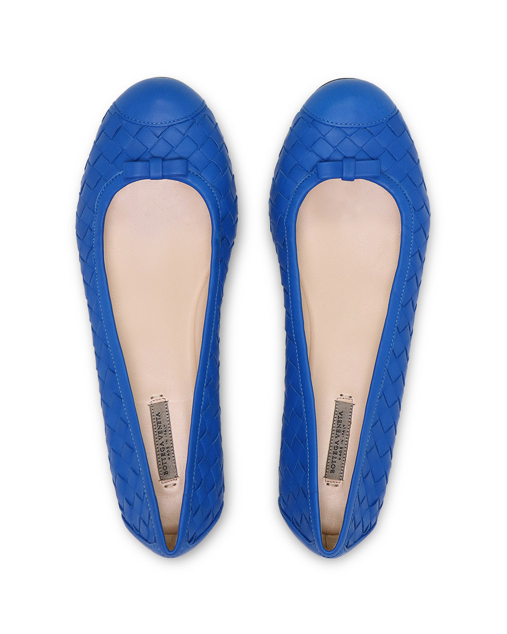 BOTTEGA VENETA KNIT DETAIL FLAT SHOES