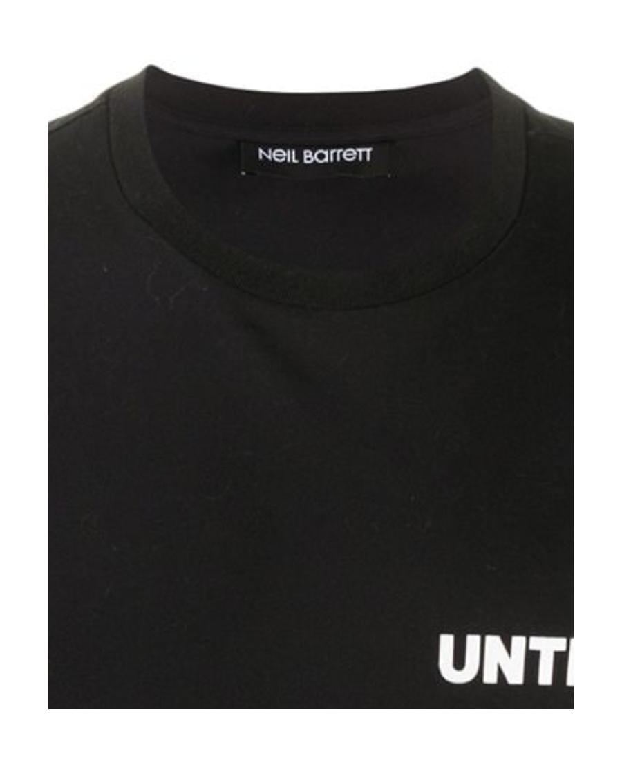 Neil Barrett Untitled Printed T-shirt In Black