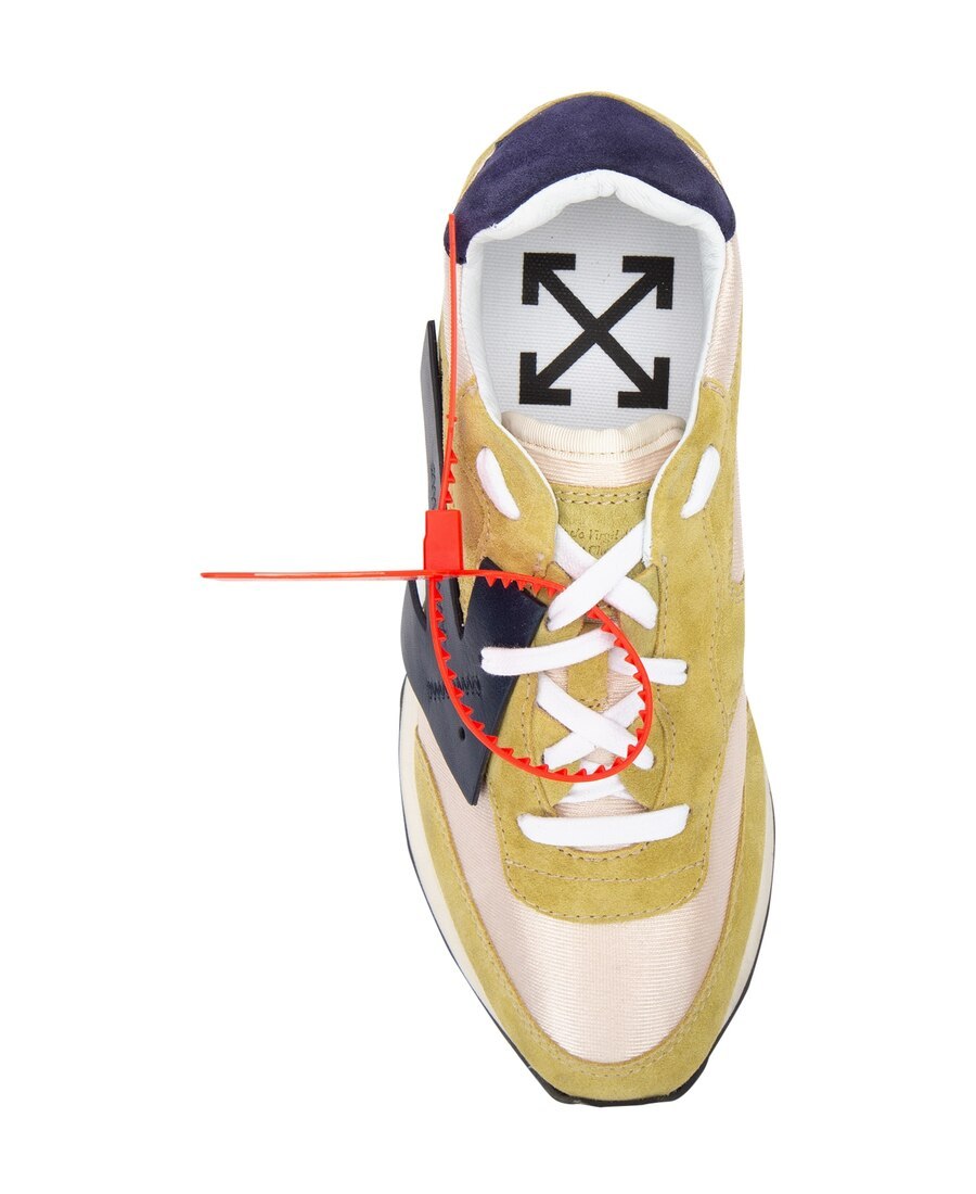 Off-white Runner Leisure Sports Shoes In Multicolor