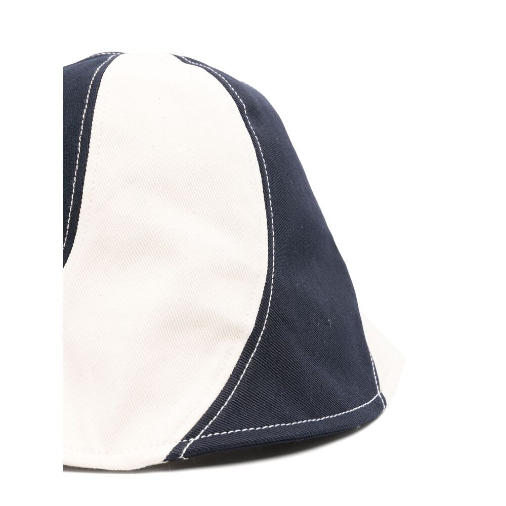 Jacquemus Cotton Hats In White