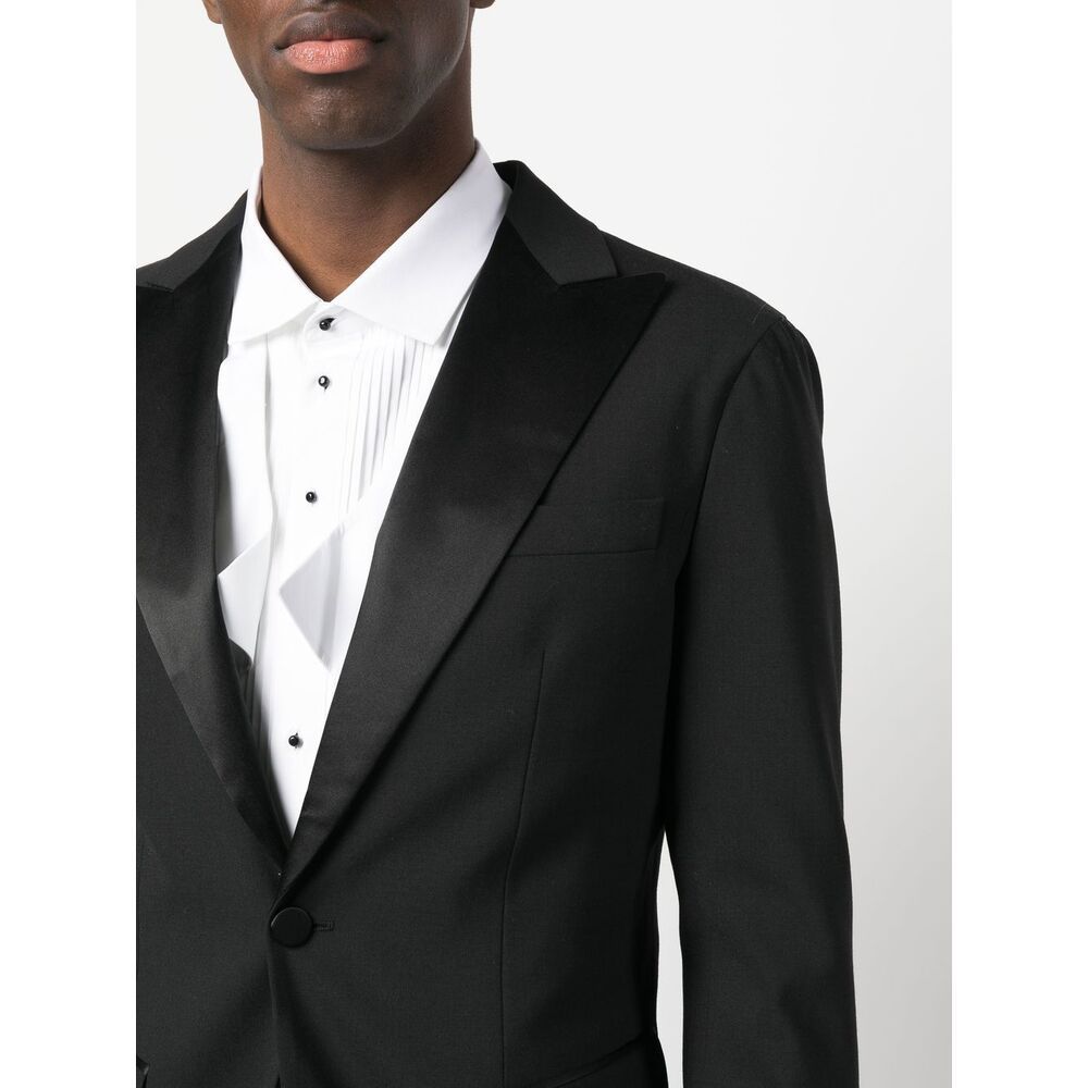 Dsquared2 Dsquared Black Stretch Viscose Suit In Black