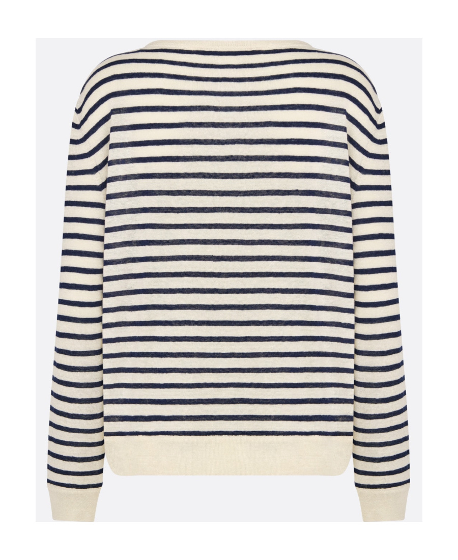 DIOR ROUND-NECK LONG-SLEEVED CASHMERE SWEATER 