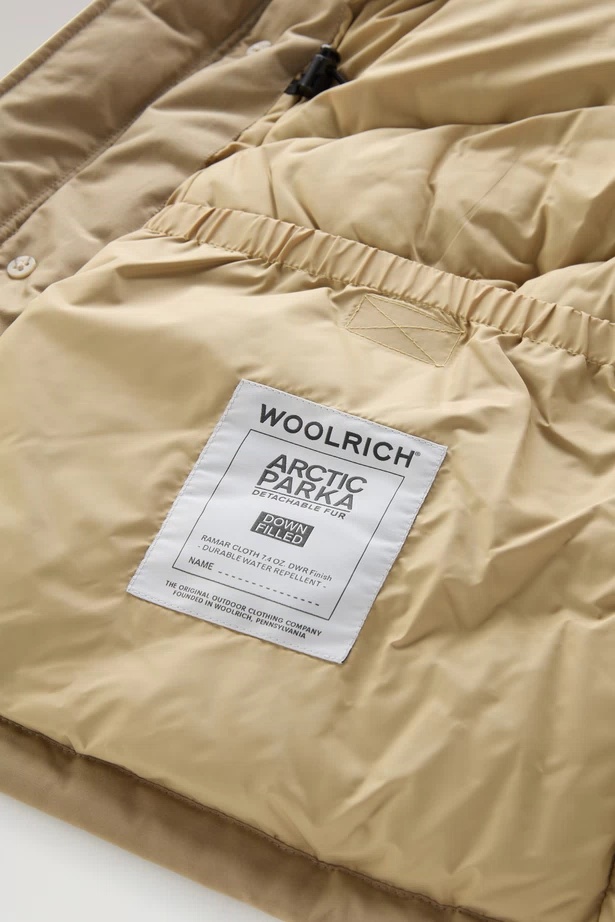 Woolrich Arctic Hooded Parka In Brown