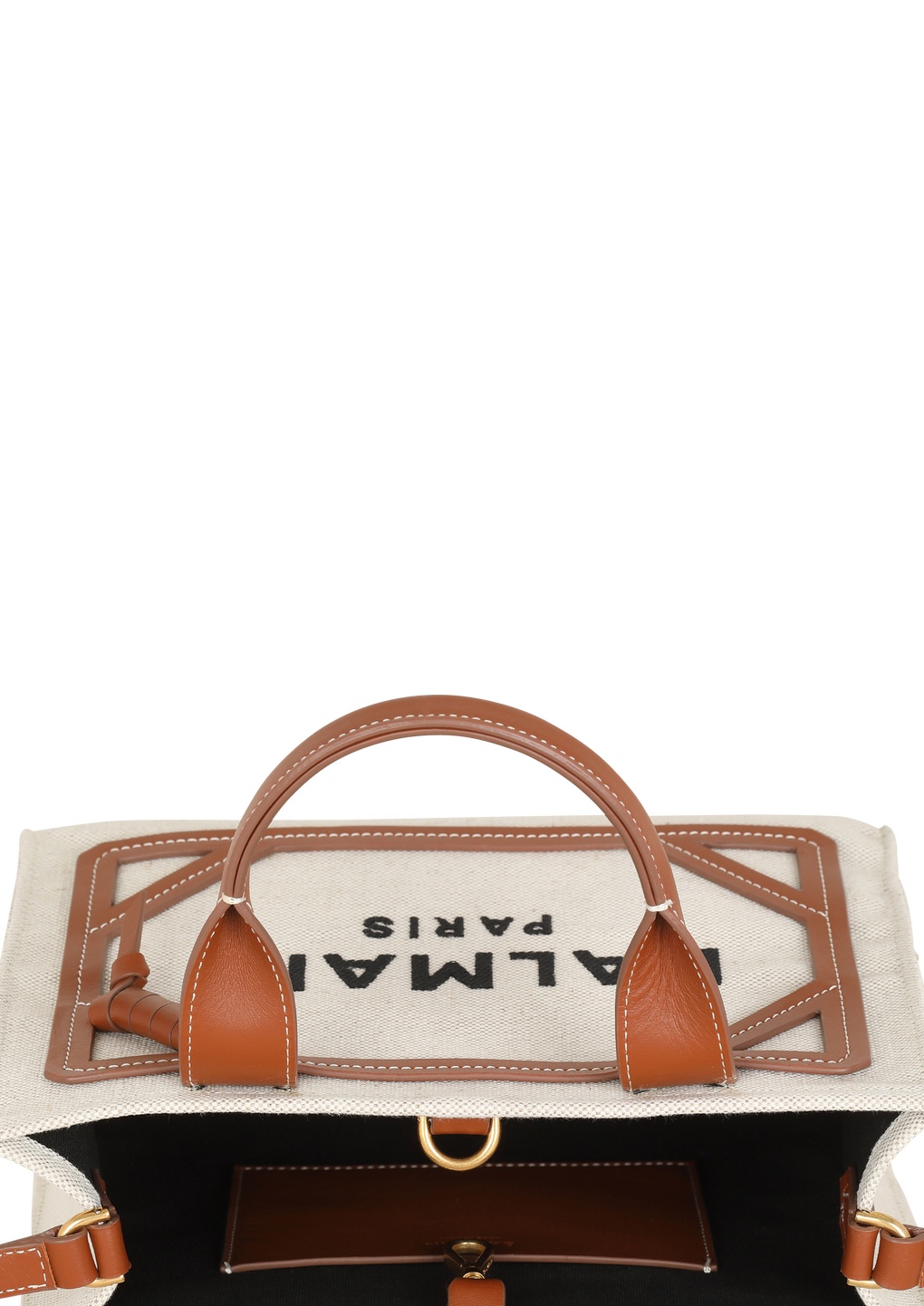 Shop Balmain B-army 42 Shoulder Bag In White