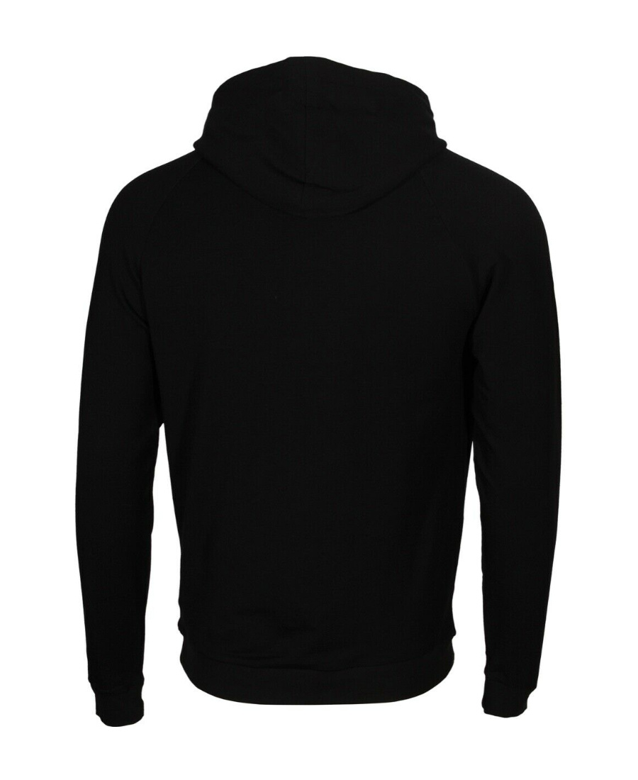 Shop Hugo Boss Logo-print Drawstring Hoodie In Black