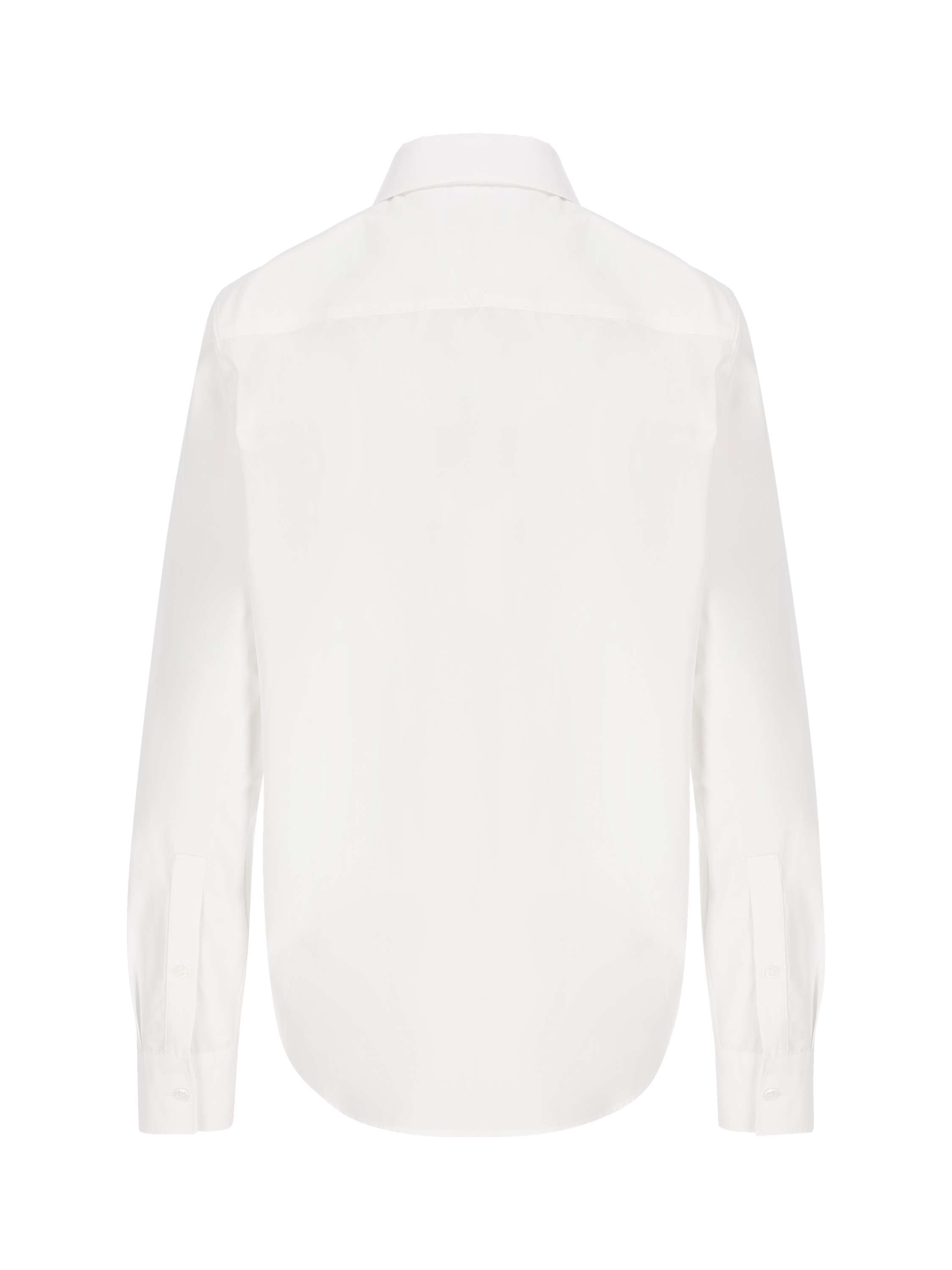 Bottega Veneta Embellished Collar Cotton Shirt In White