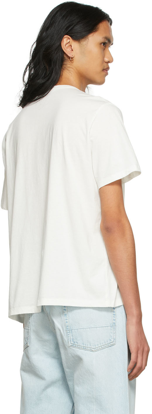 Our Legacy New Box Cotton Jersey T-shirt In White