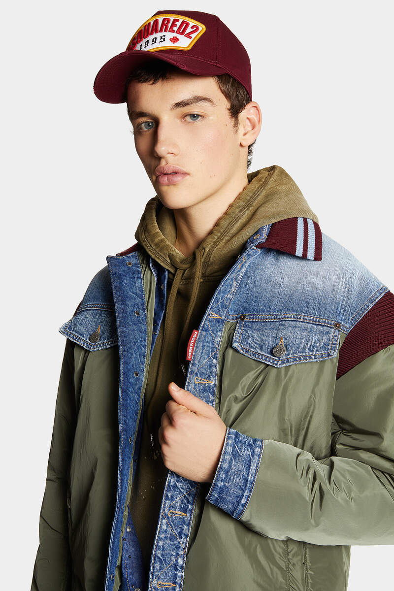 Dsquared2 Panelled Lightweight Jacket In Green