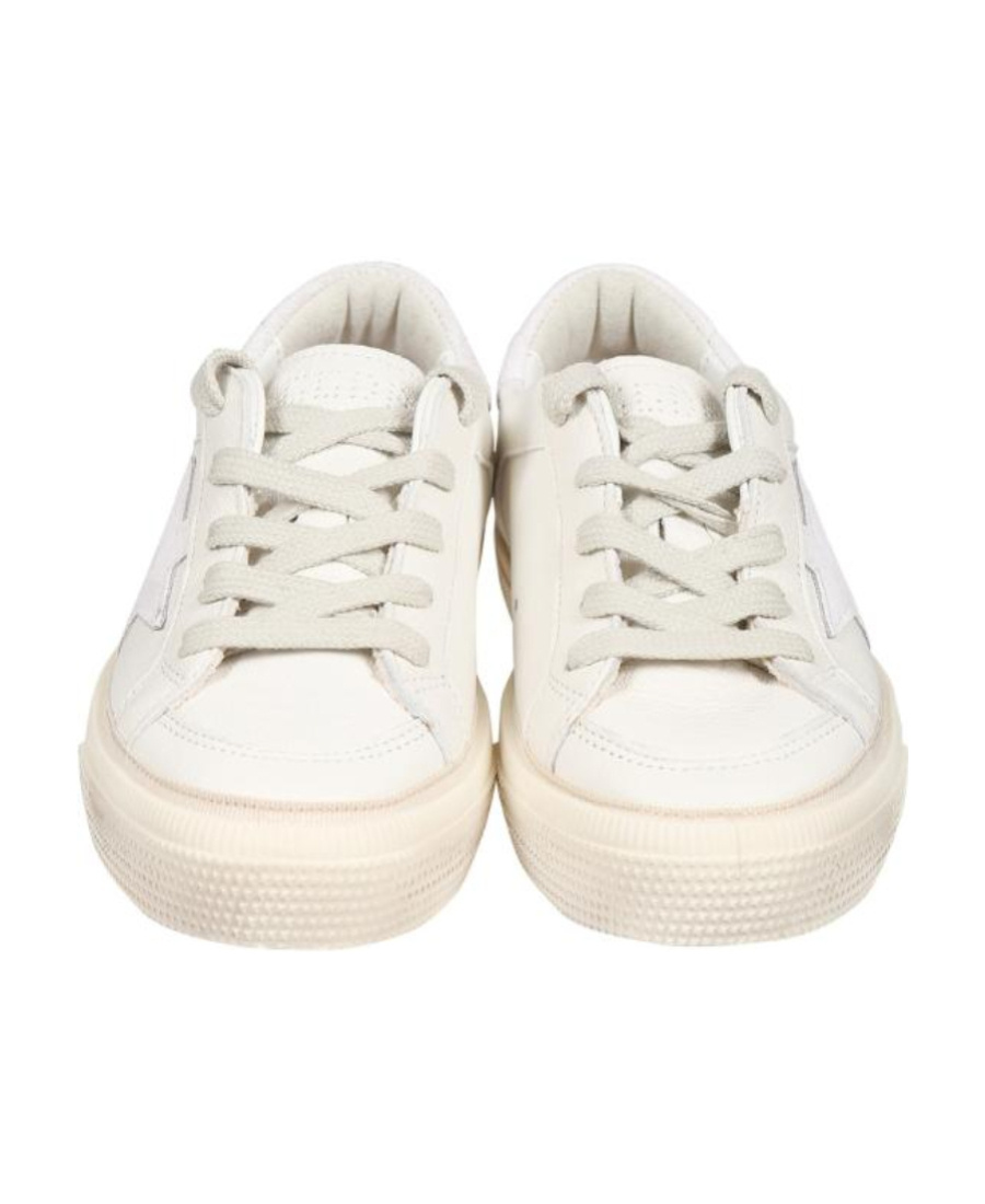 Golden Goose White May Sneakers For Girl With Iconic Star In White