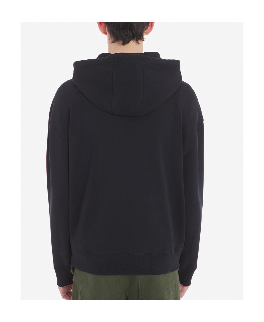 MAISON KITSUNÉ MAISON KITSUNÉ FOX HEAD PATCH DRAWSTRING HOODIE