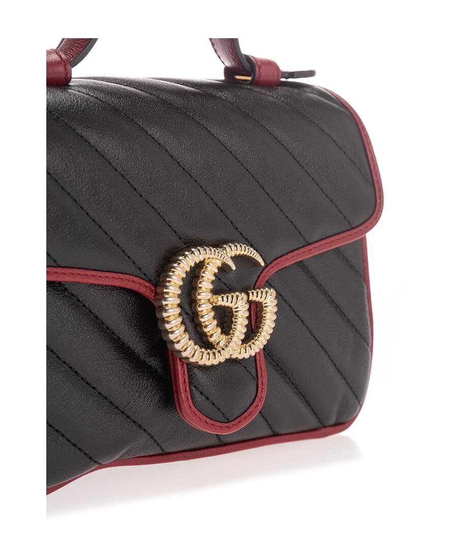 Gucci Gg Marmont Shoulder Bag In Black