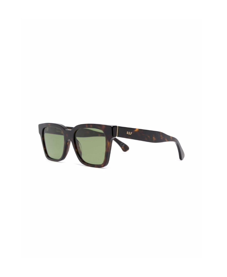 Retrosuperfuture Tortoiseshell Pattern Square Sunglasses In Black