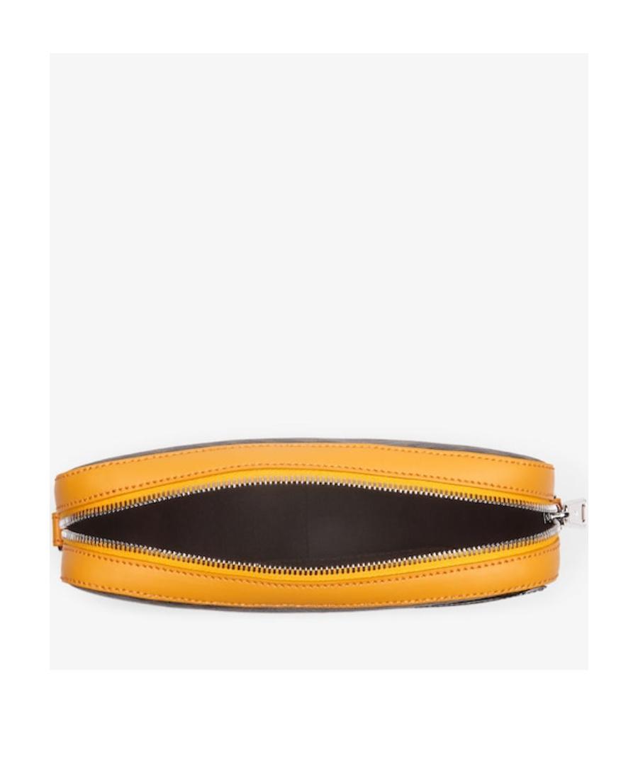 Fendi Ff Motif Camera Bag In Orange