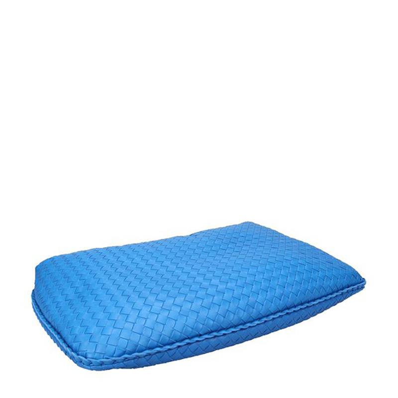 Bottega Veneta Knitted Detail Handbag In Blue