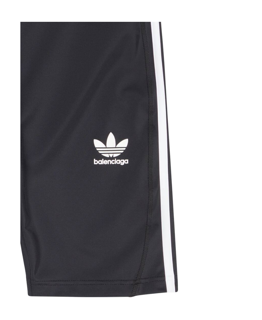 Balenciaga X Adidas 3-stripes Cycling Shorts In Black