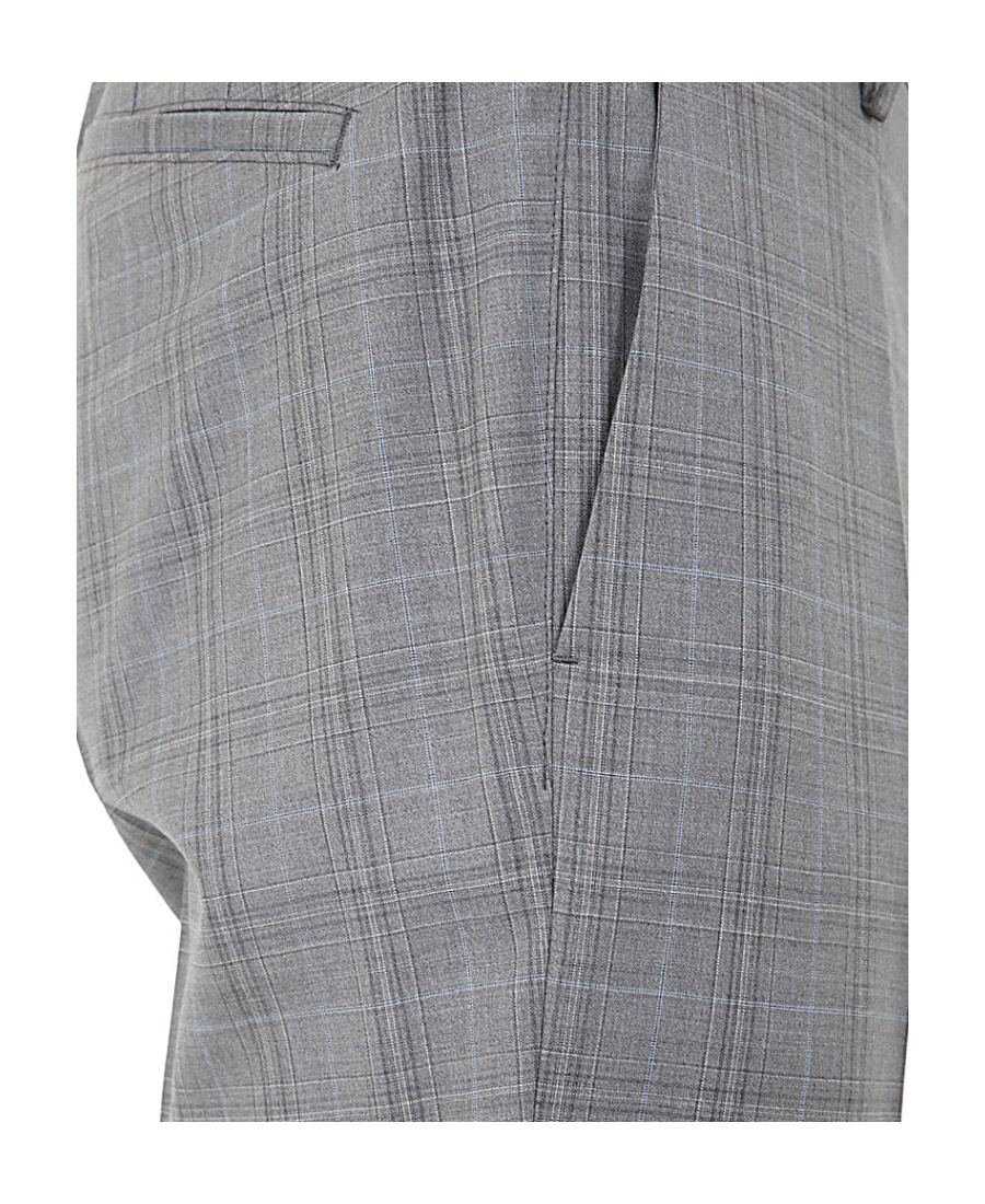 PAUL SMITH CHECK-PRINT STRAIGHT-LEG TROUSERS