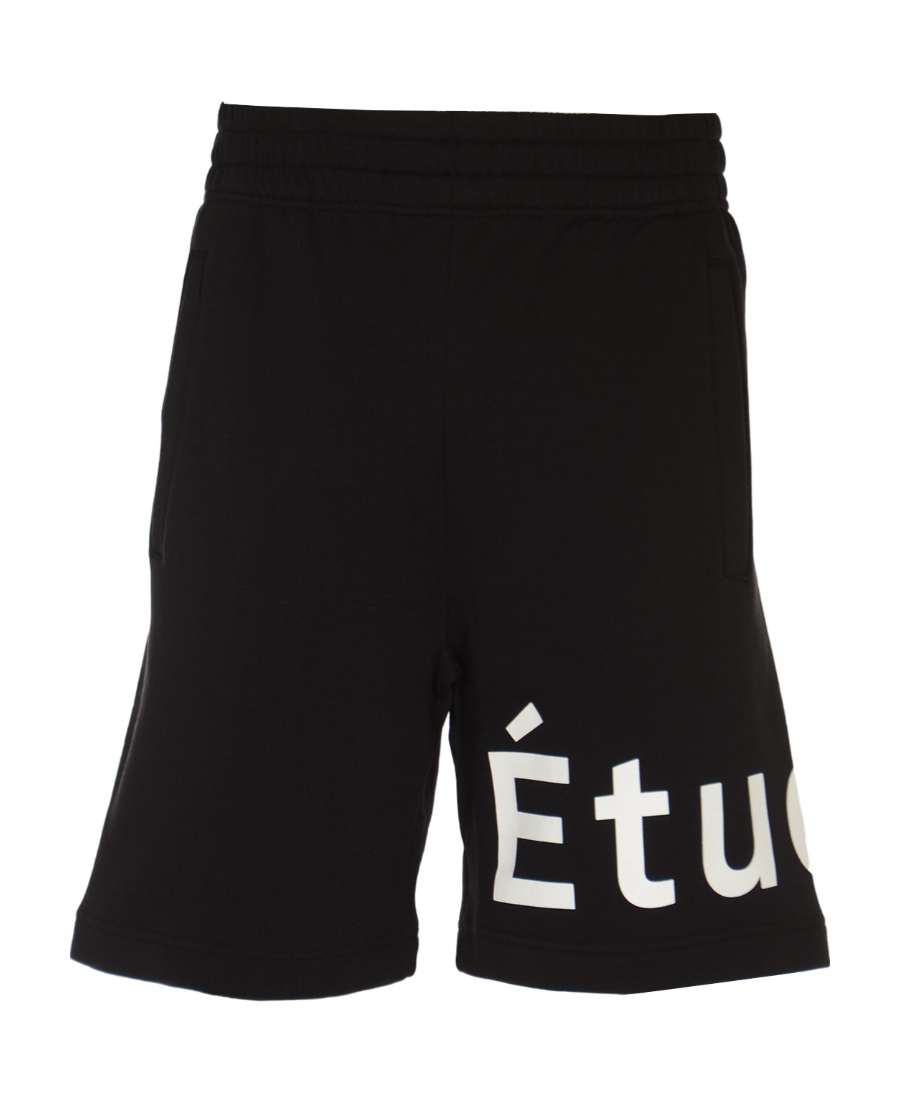 Etudes Studio Logo-print Track Shorts In Black