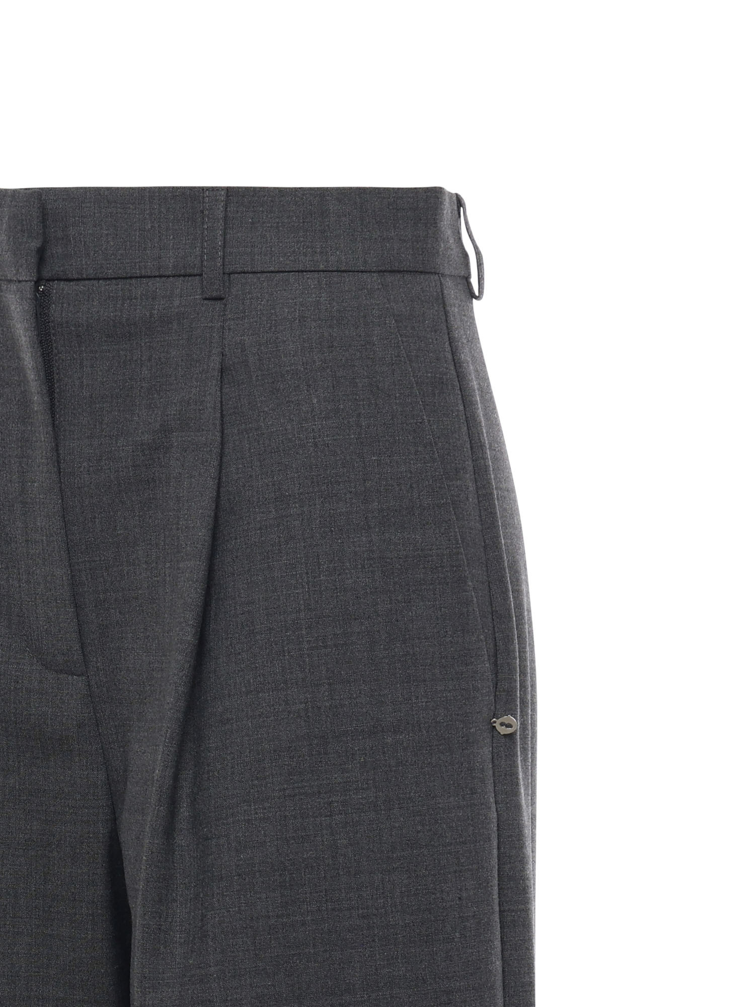 Ottod'ame Straight-leg Casual Pants In Black