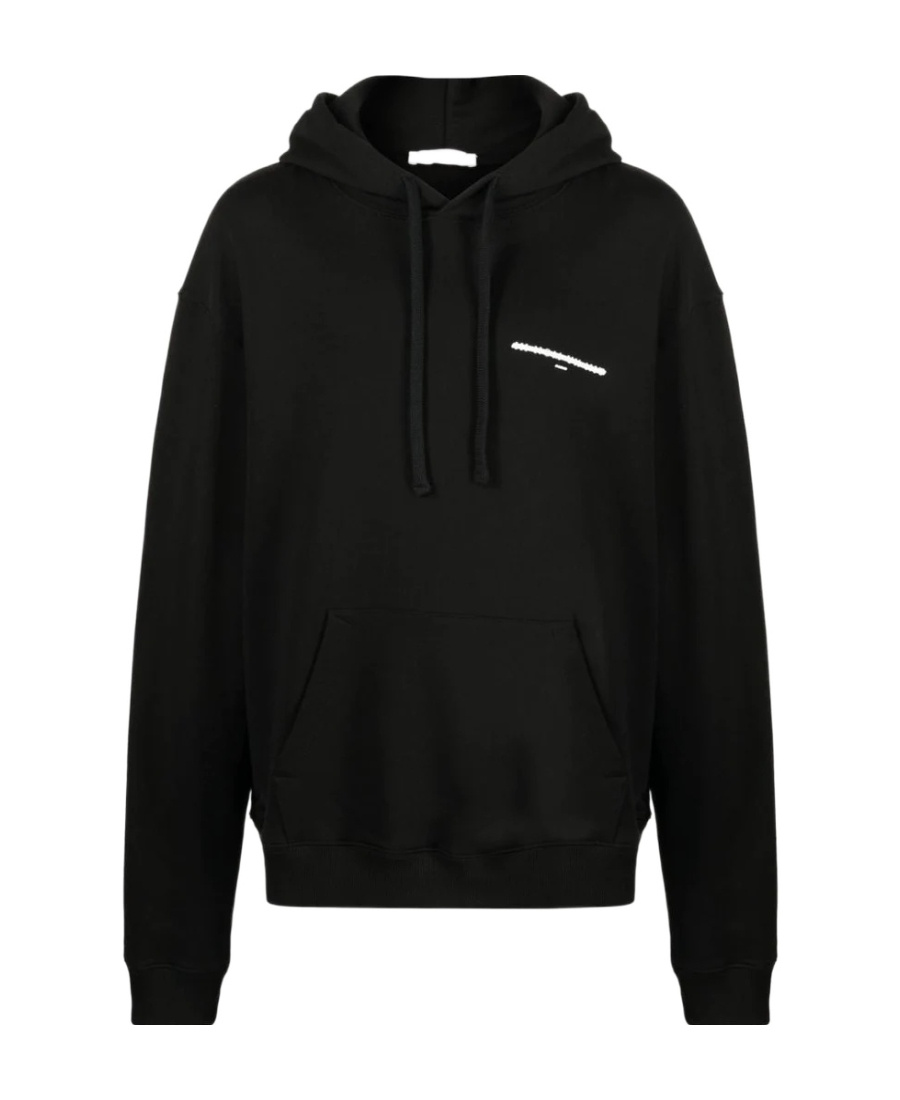 Ih Nom Uh Nit Graphic-print Cotton Hoodie In Black