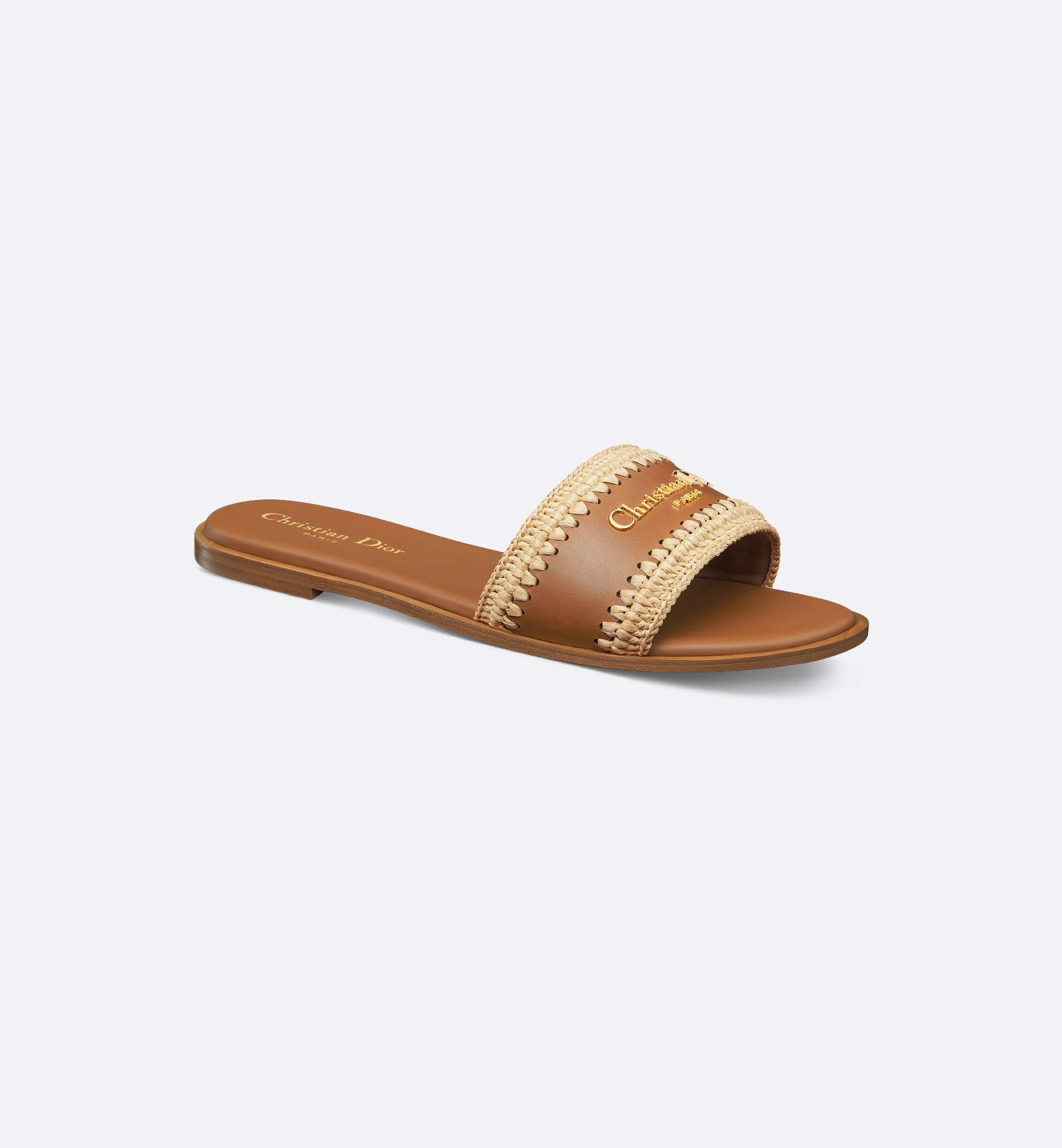 Dior Iviera D-lane Slide In Brown