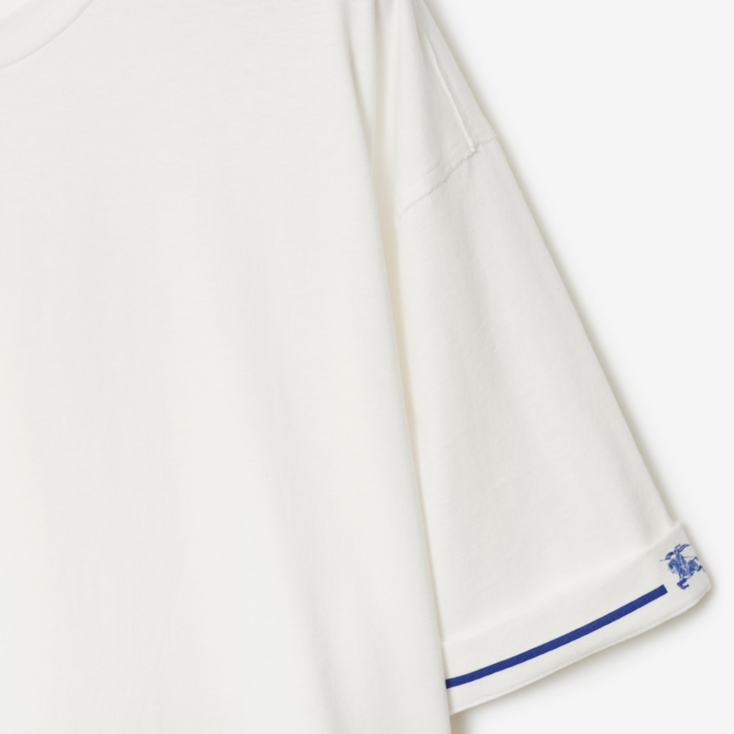 Burberry Woman T-shirt White Size M Cotton In White