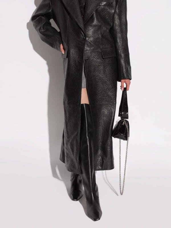Paris Texas Pointed Boots In Black