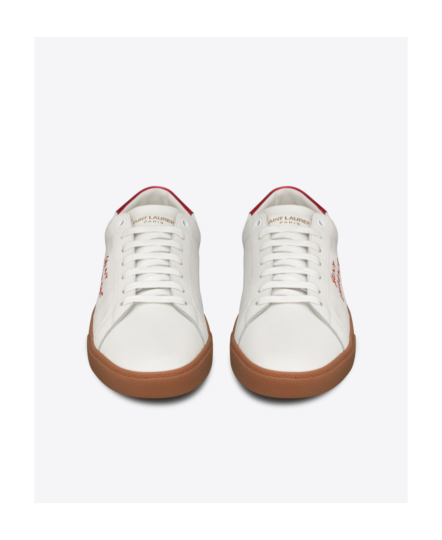 Saint Laurent Court Classic Sl/06 Sneakers In White