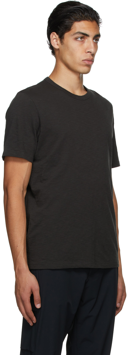 Theory T-shirt With Round Neck In Black