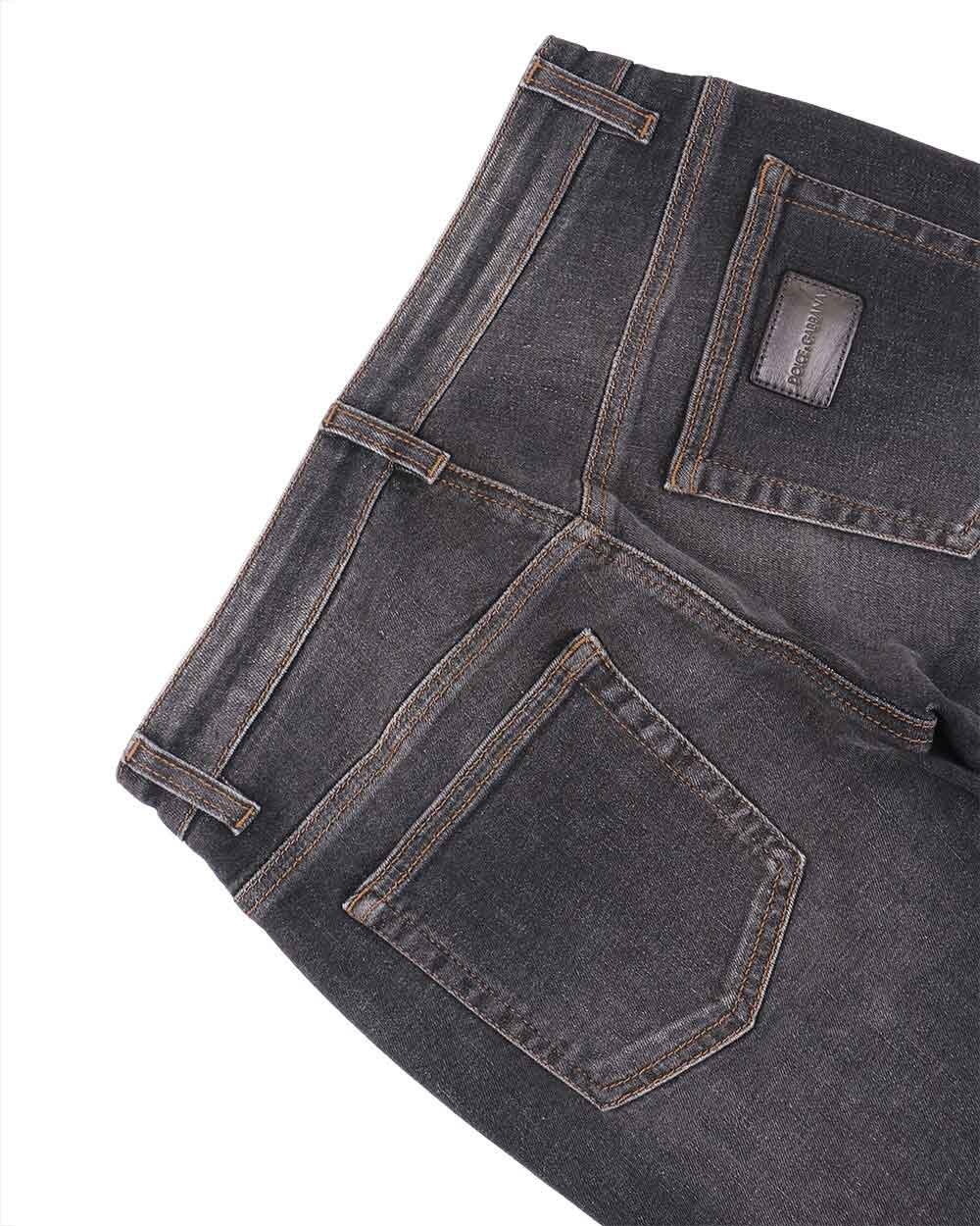 DOLCE & GABBANA LOGO DETAILS JEANS