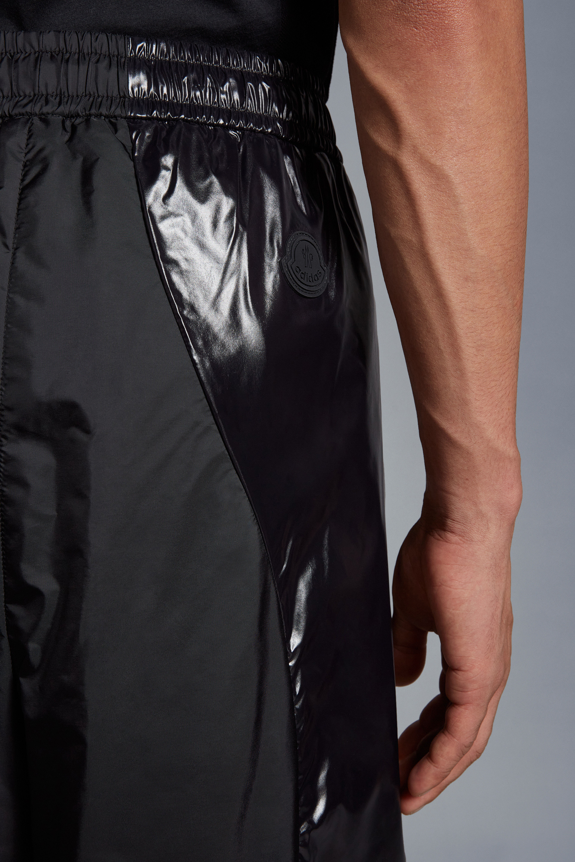 Moncler Man Bermuda Shorts Man Green Bermuda Shorts In Black