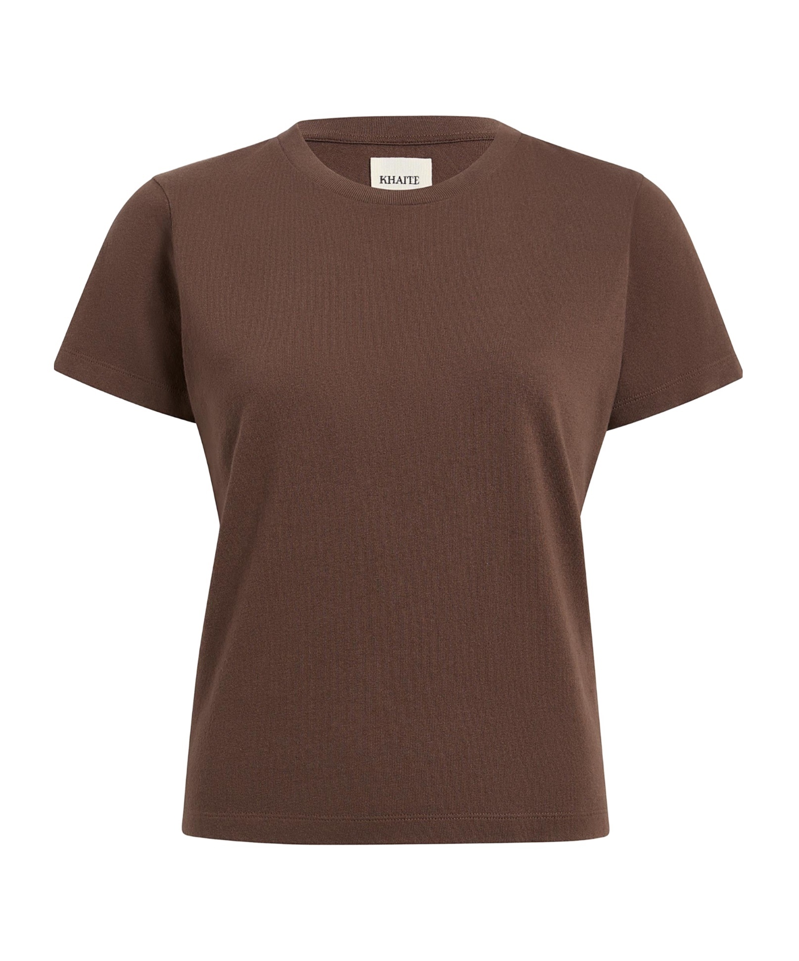 Khaite Short-sleeve Crew-neck T-shirt In Brown