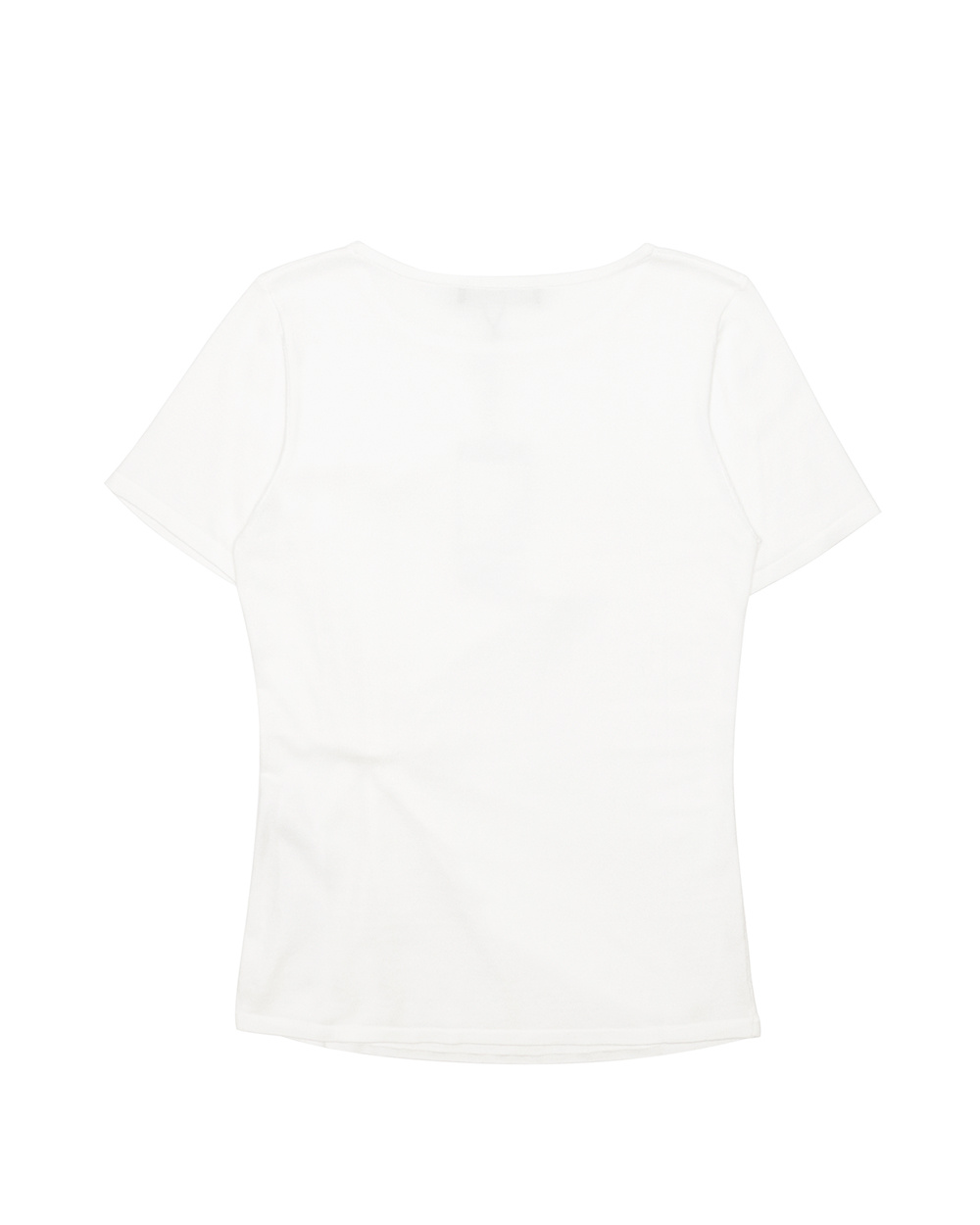 Weekend Max Mara Round Necklaced T-shirt In White