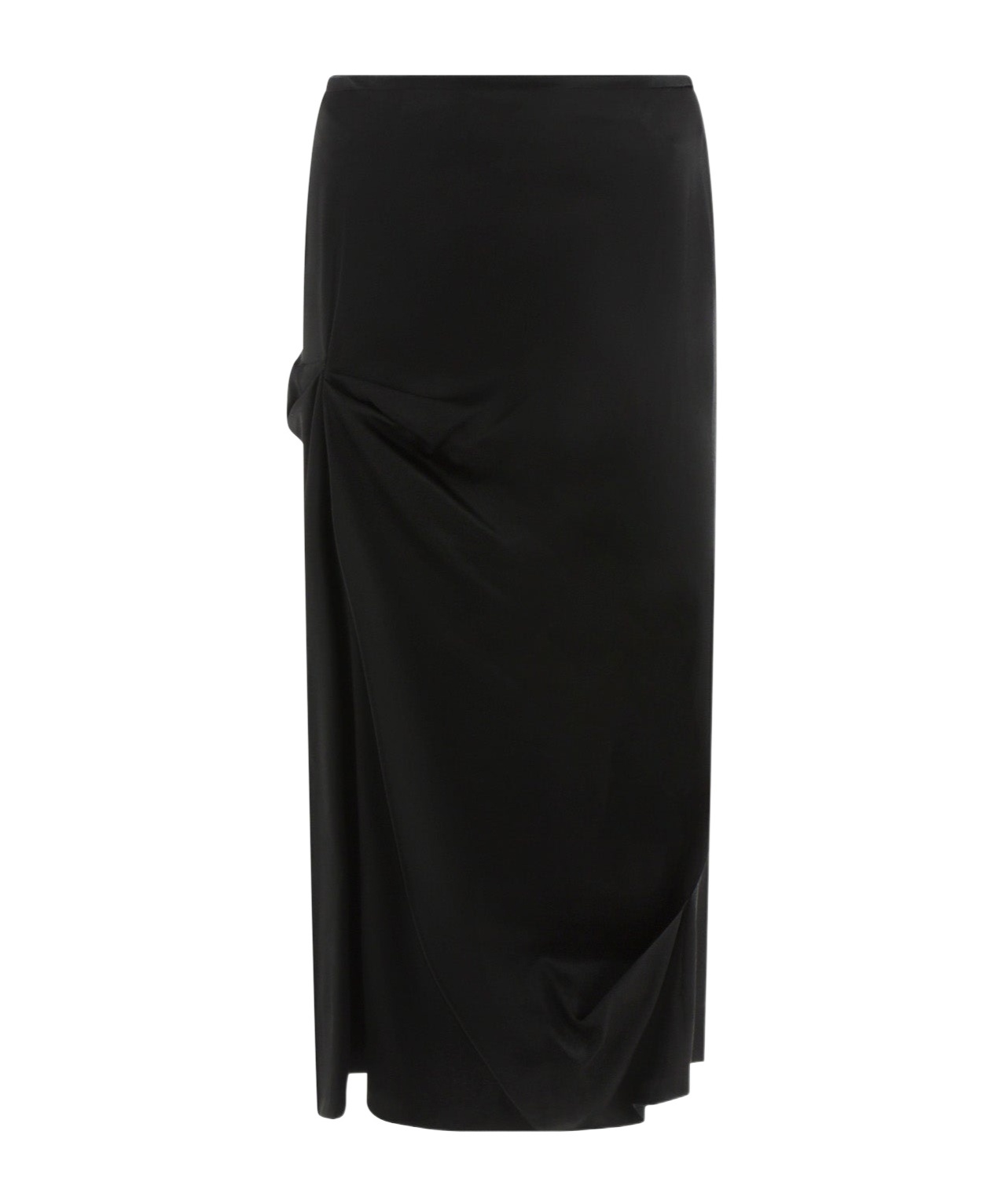 Shop Victoria Beckham Zippered Skirt In Black
