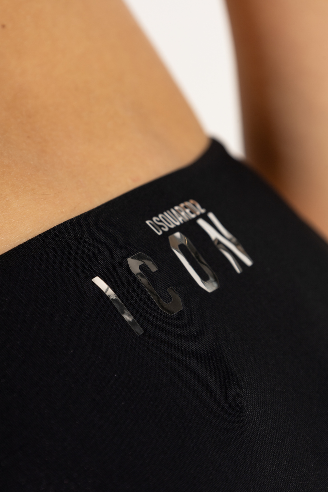 Dsquared2 Logo Bikini Swimming Trunks In Black