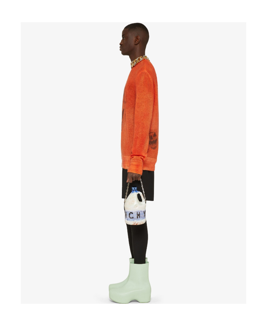 Givenchy Ceramics-print Crew-neck Jumper In Red