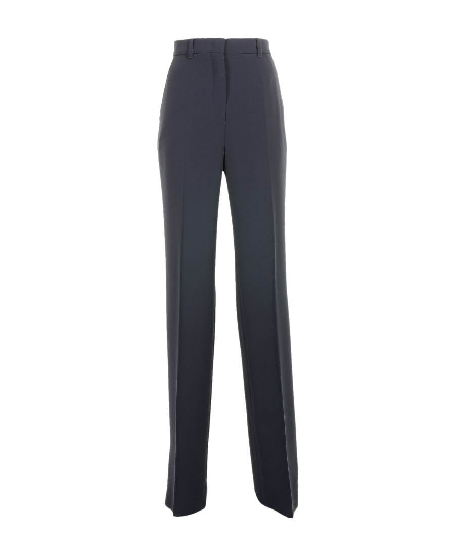 Max Mara Straight Casual Pants In Black