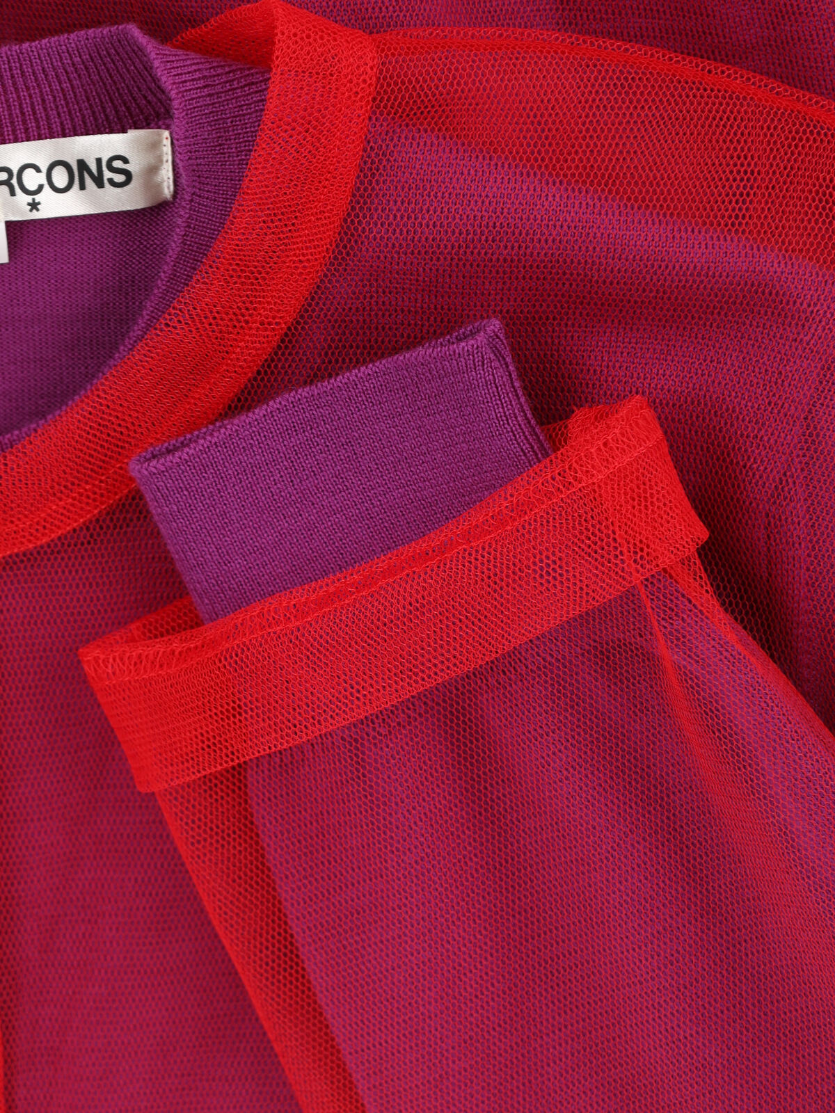 COMME DES GARÇONS DOUBLE LAYER CARDIGAN 