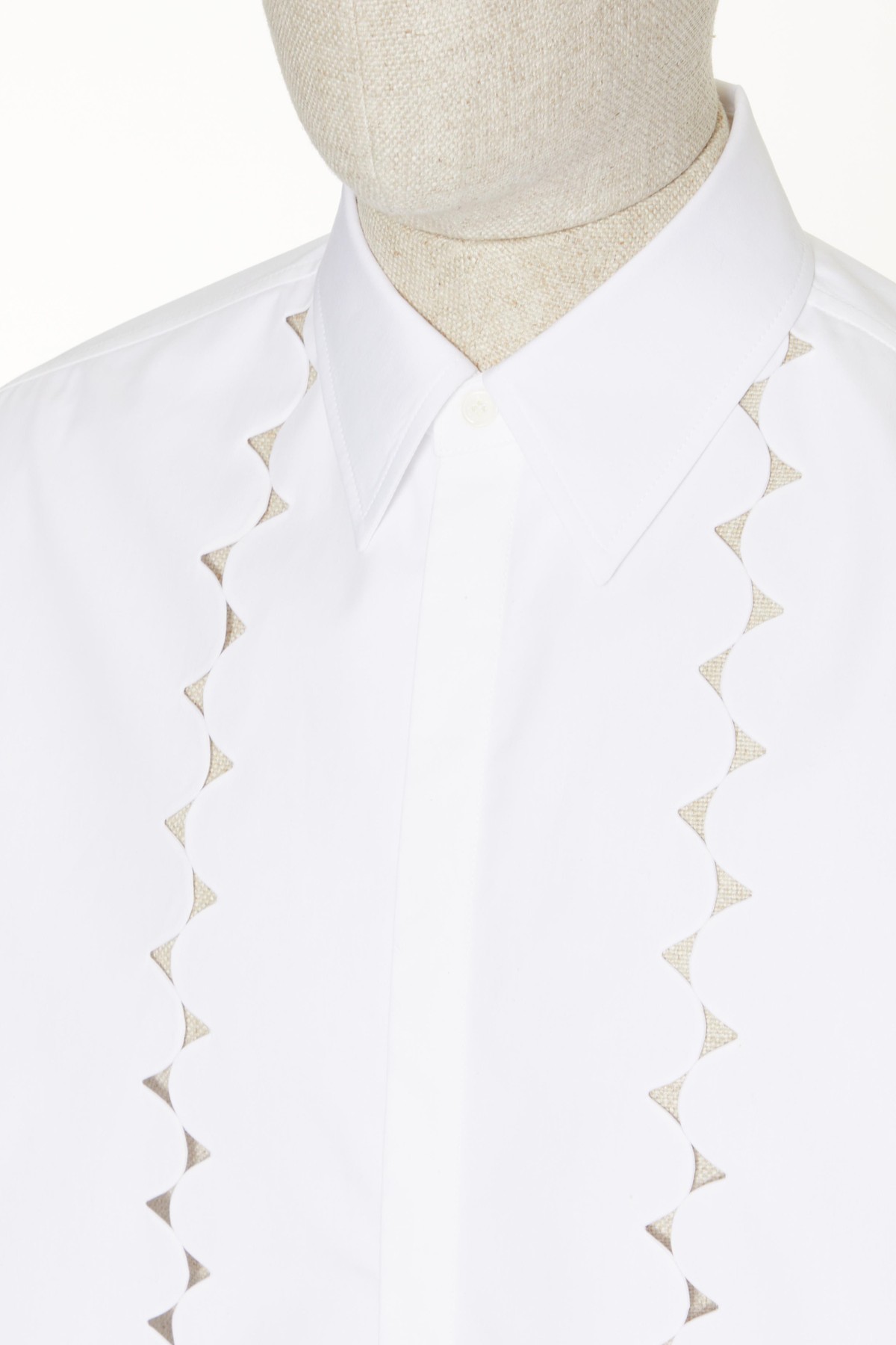 Valentino Garavani White Poplin Shirt In White