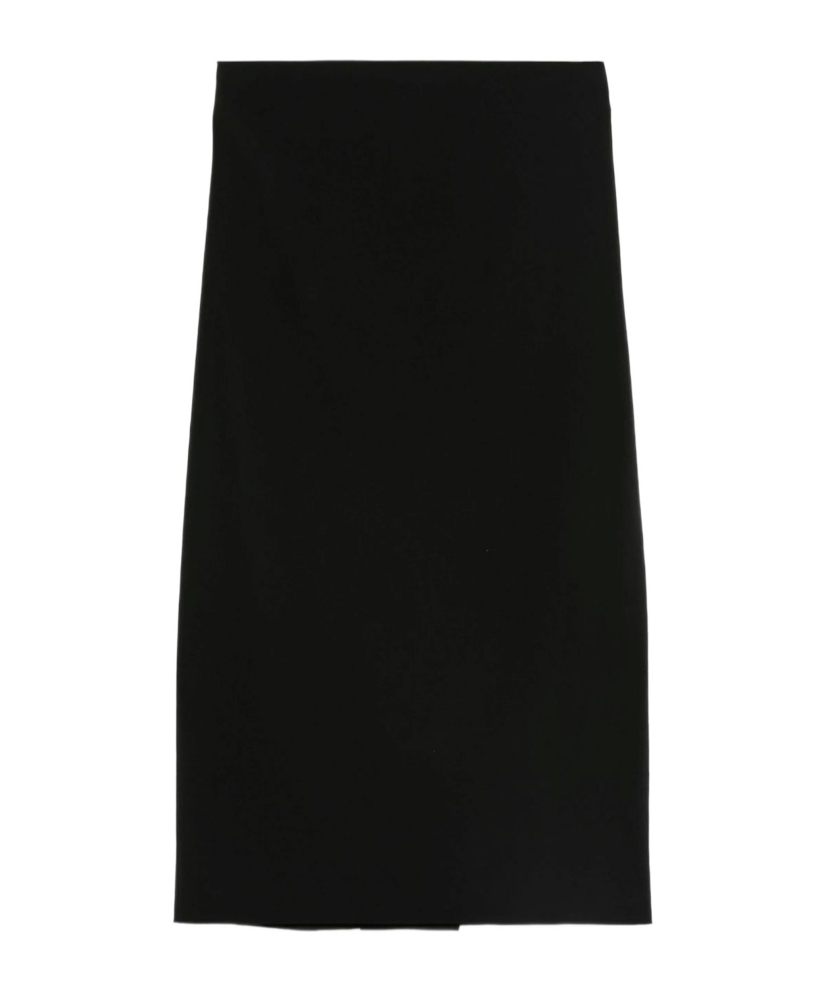 Alberta Ferretti Pencil Wool-blend Skirt In Black