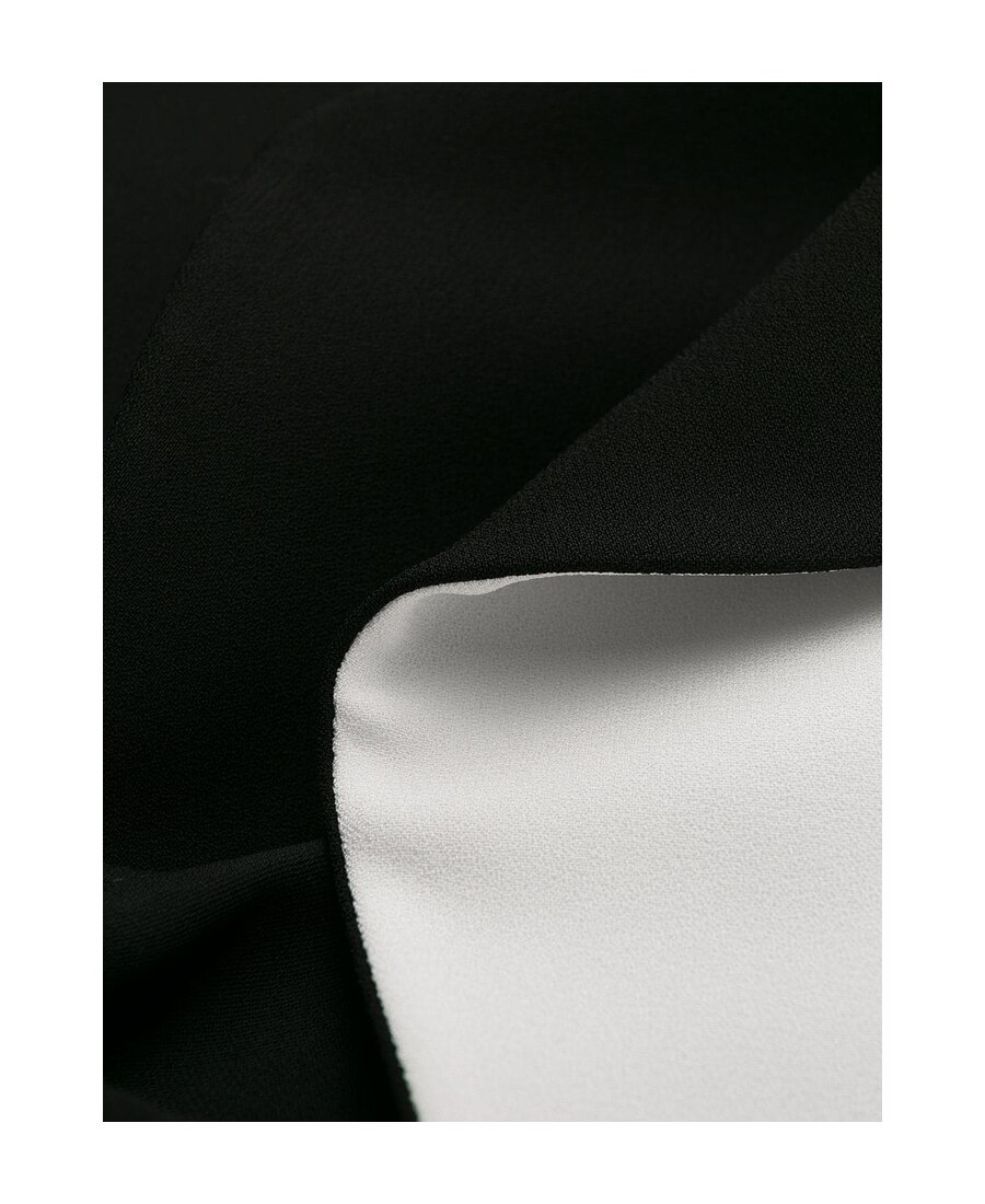 Givenchy Ruffled Short-sleeve Crepe Dress In Black